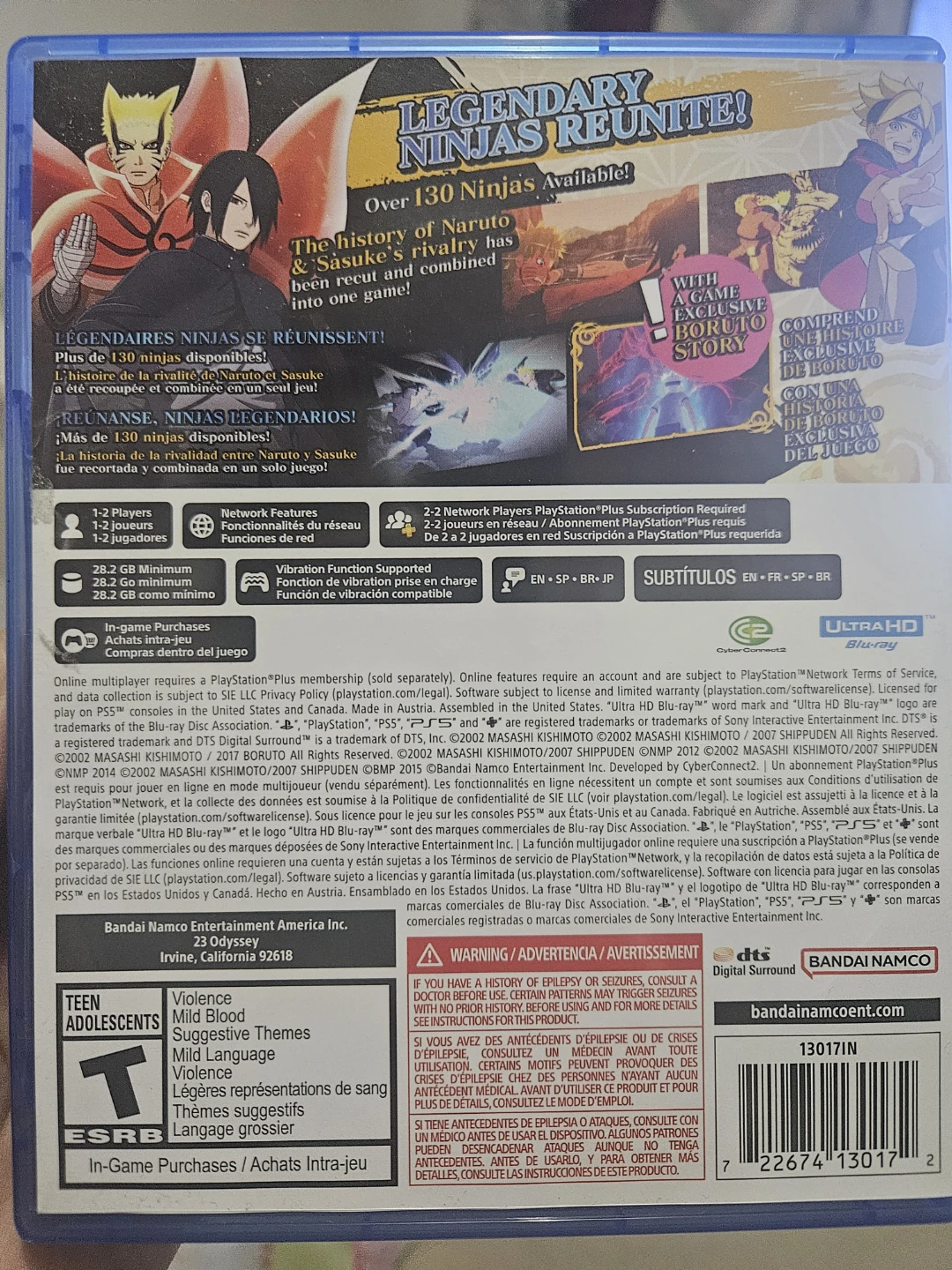 Naruto x Boruto: Ultimate Ninja Storm Connections PS5 Video Game - photo 2