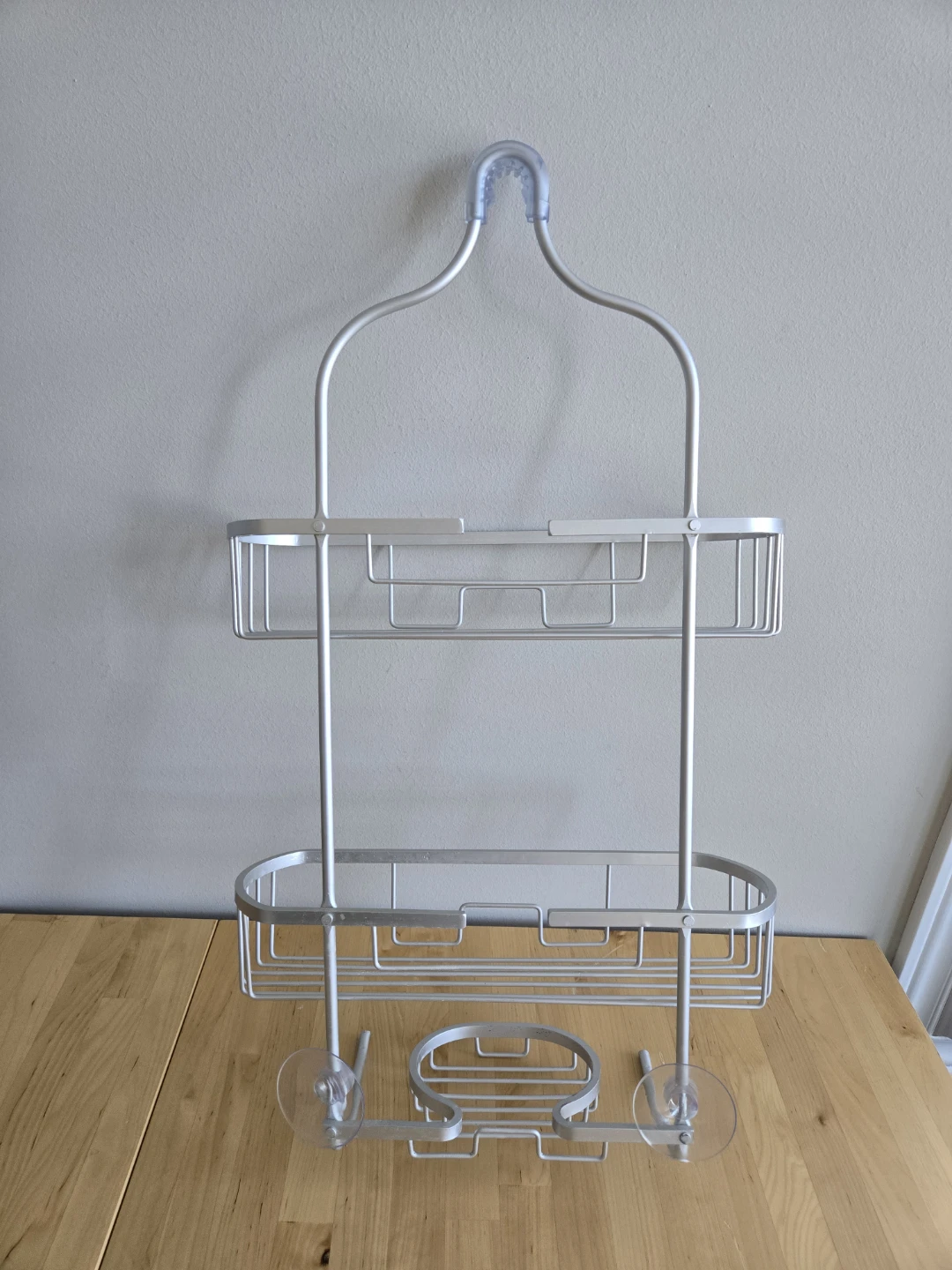 2-Tier Shower Caddy with Soap Dish