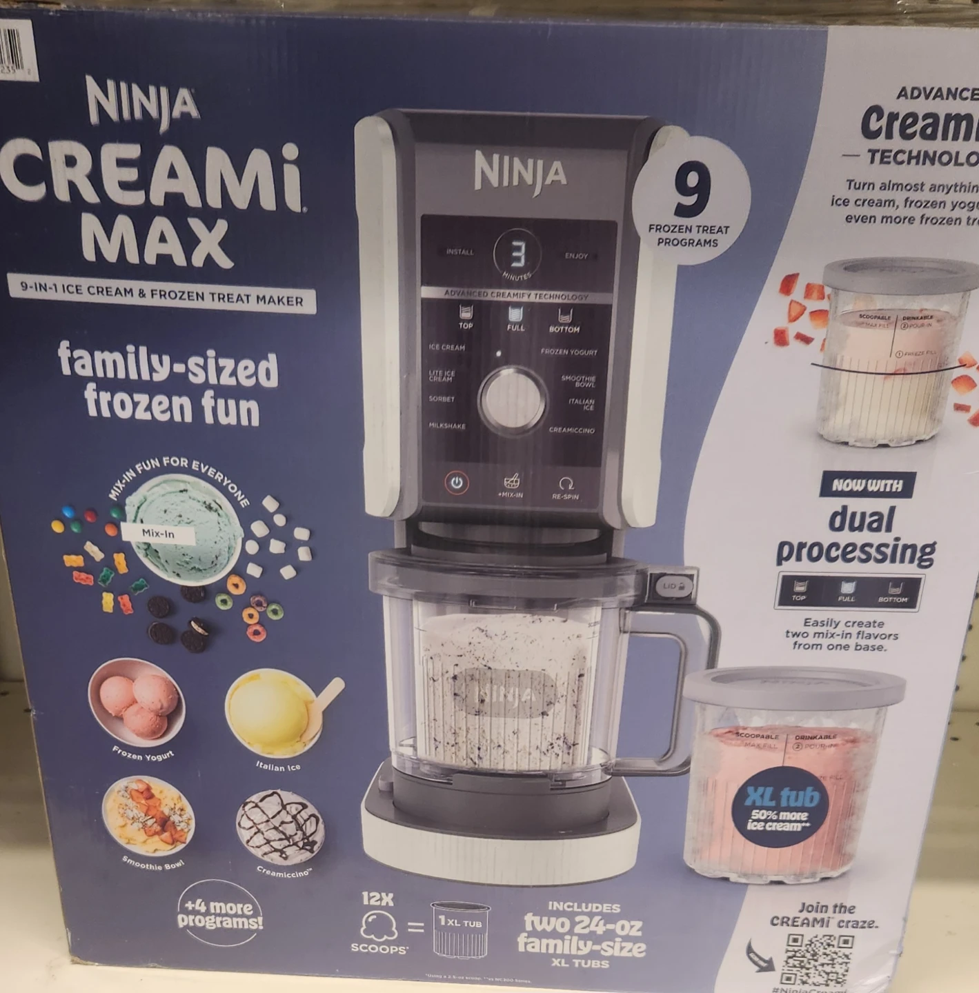 Ninja CREAMi MAX 9-in-1 Ice Cream & Frozen Treat Maker - photo 2