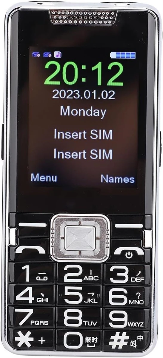 GZONE Big Button Elderly Mobile Phone with Dual LED Flashlight