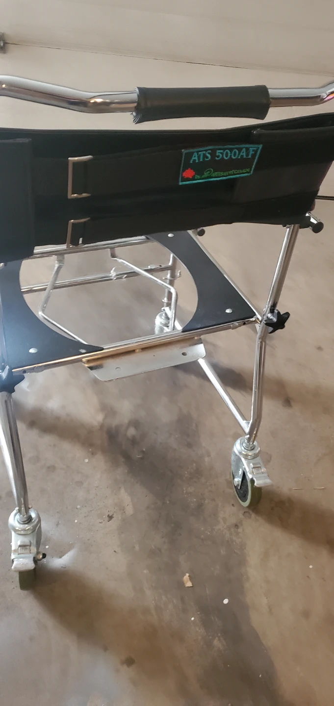 ATS 500AF Commode Chair with Wheels