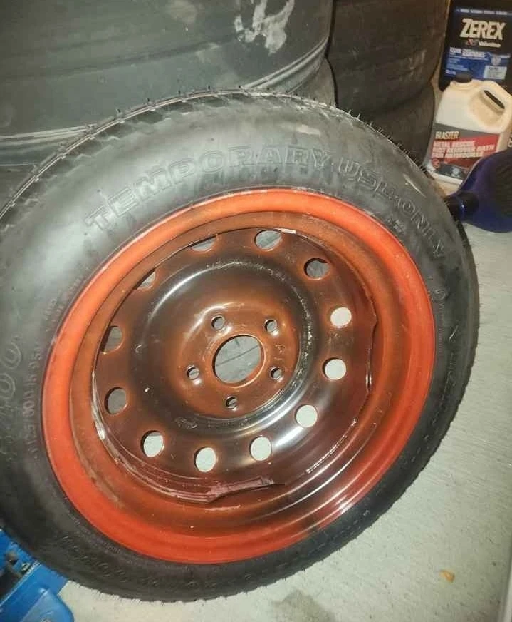 Spare Tire with Red Rim - photo 2