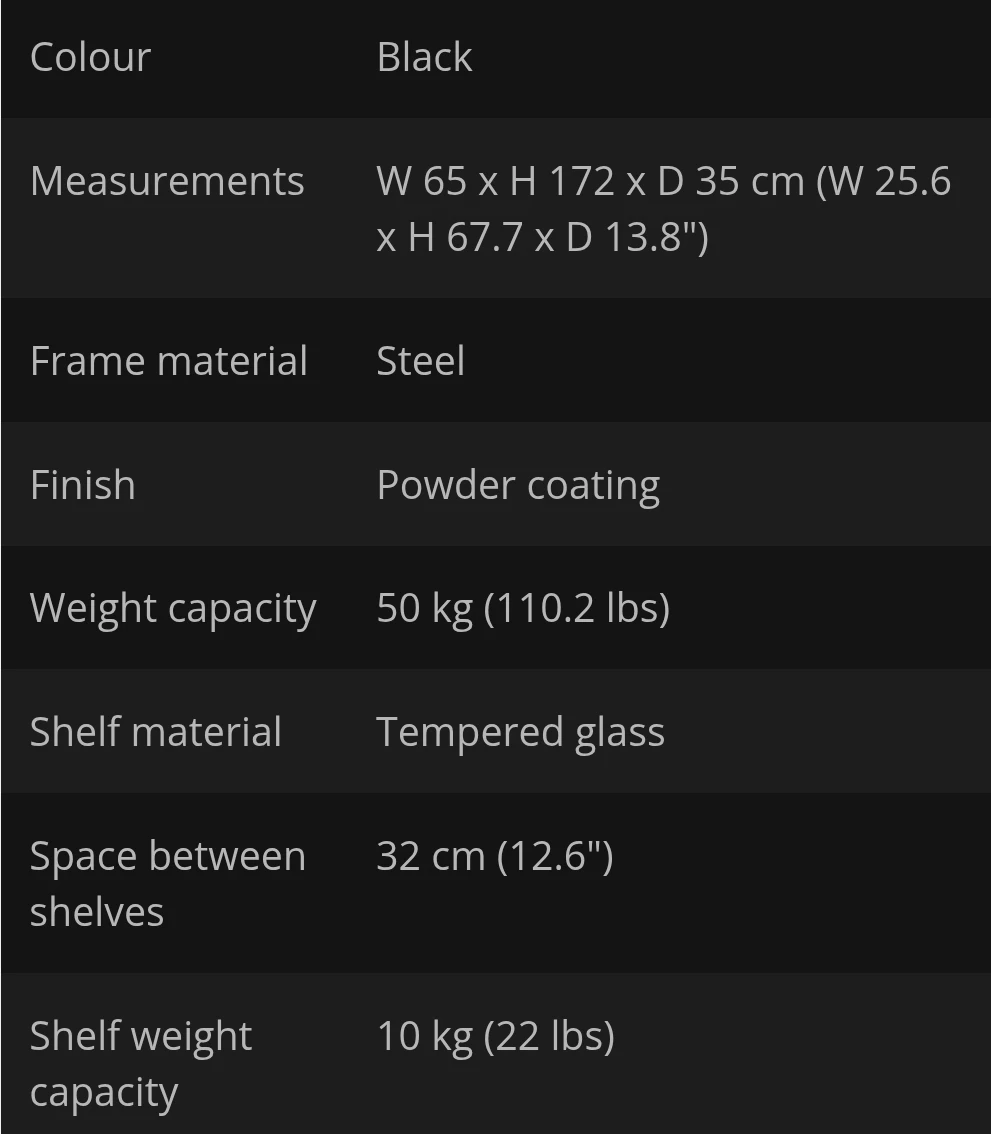 Black Steel and Glass Bookshelf - photo 3