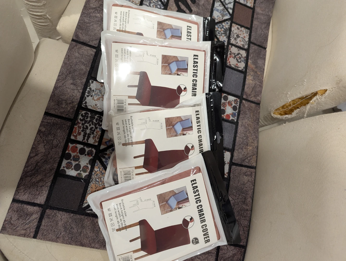 Elastic Chair Covers - Set of 4