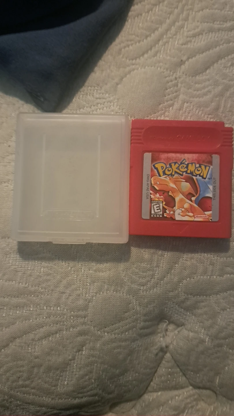 Pokemon Red Game Boy Game Cartridge