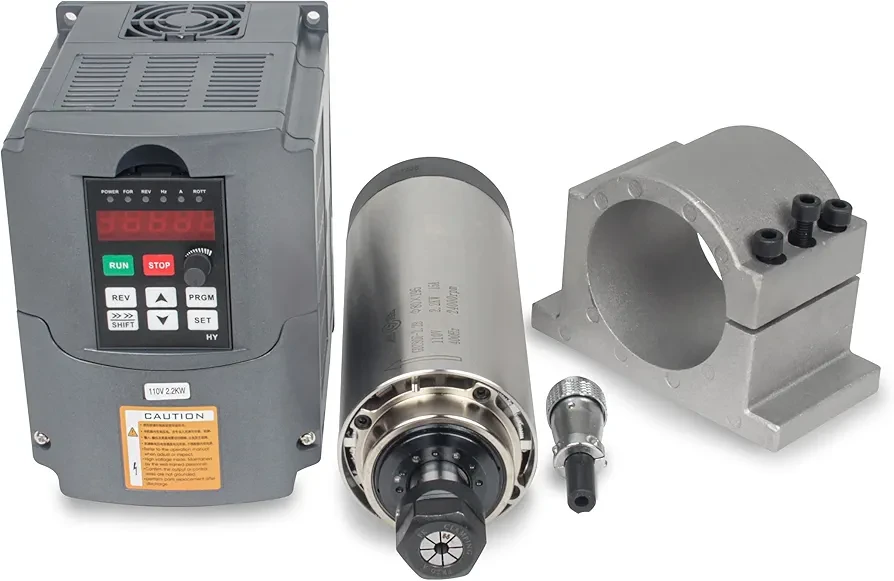 2.2KW 220V Spindle Motor with VFD and Mounting Bracket