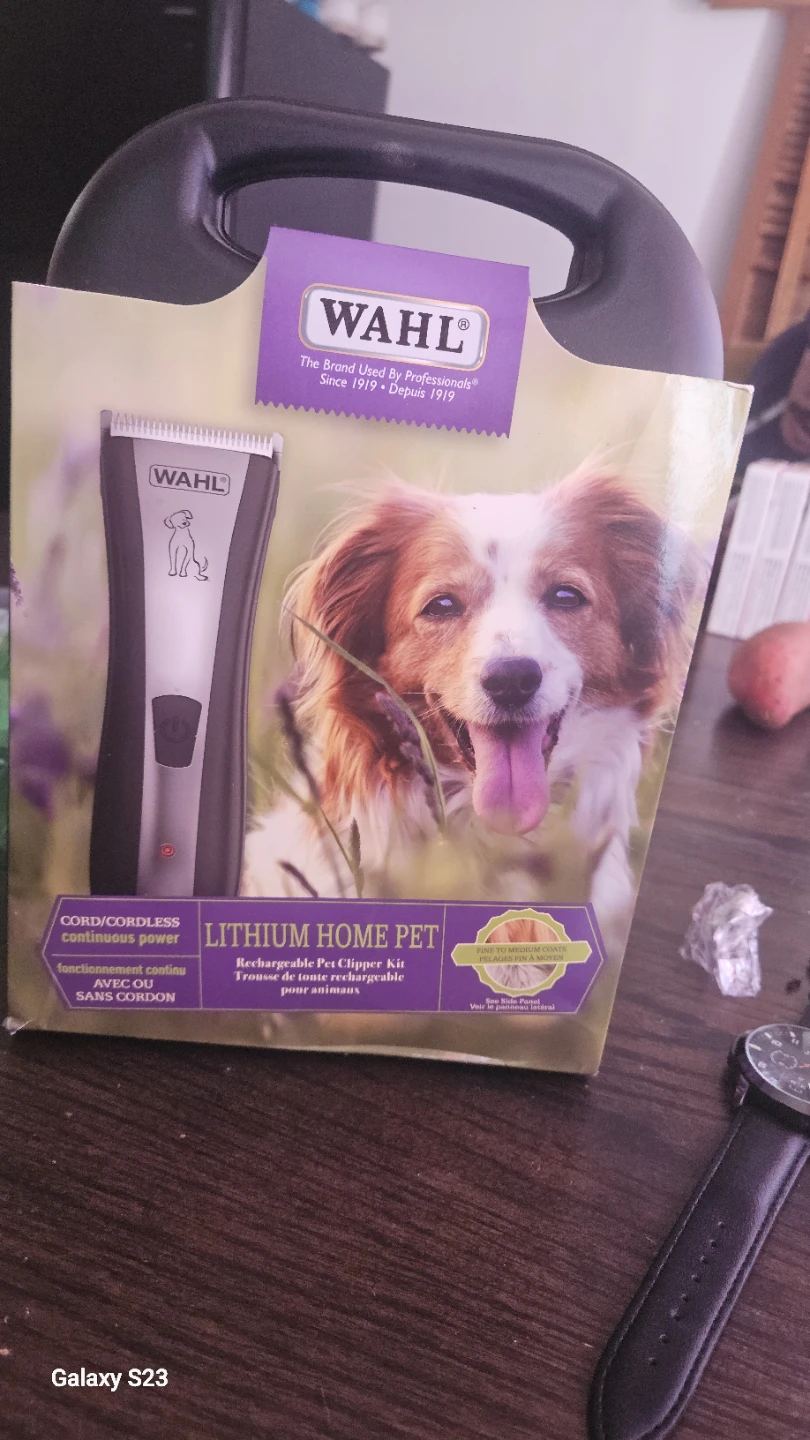 Wahl Lithium Home Pet Rechargeable Clipper Kit - photo 2