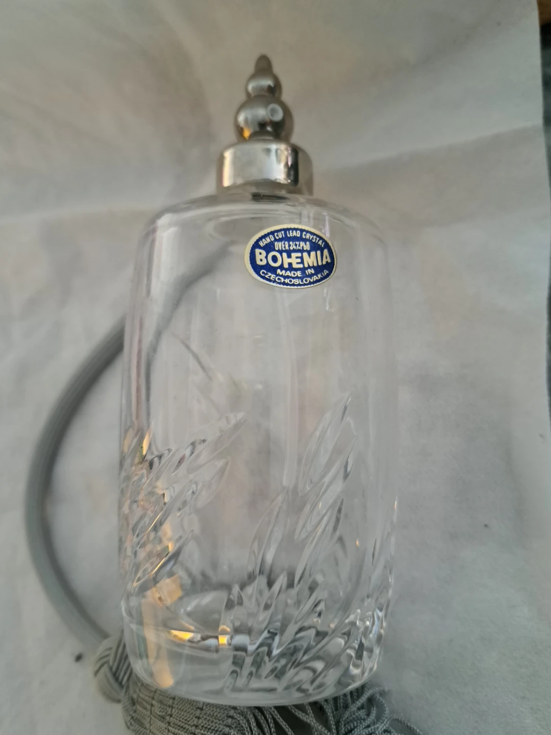 Vintage Bohemia Crystal Perfume Atomizer - photo 2