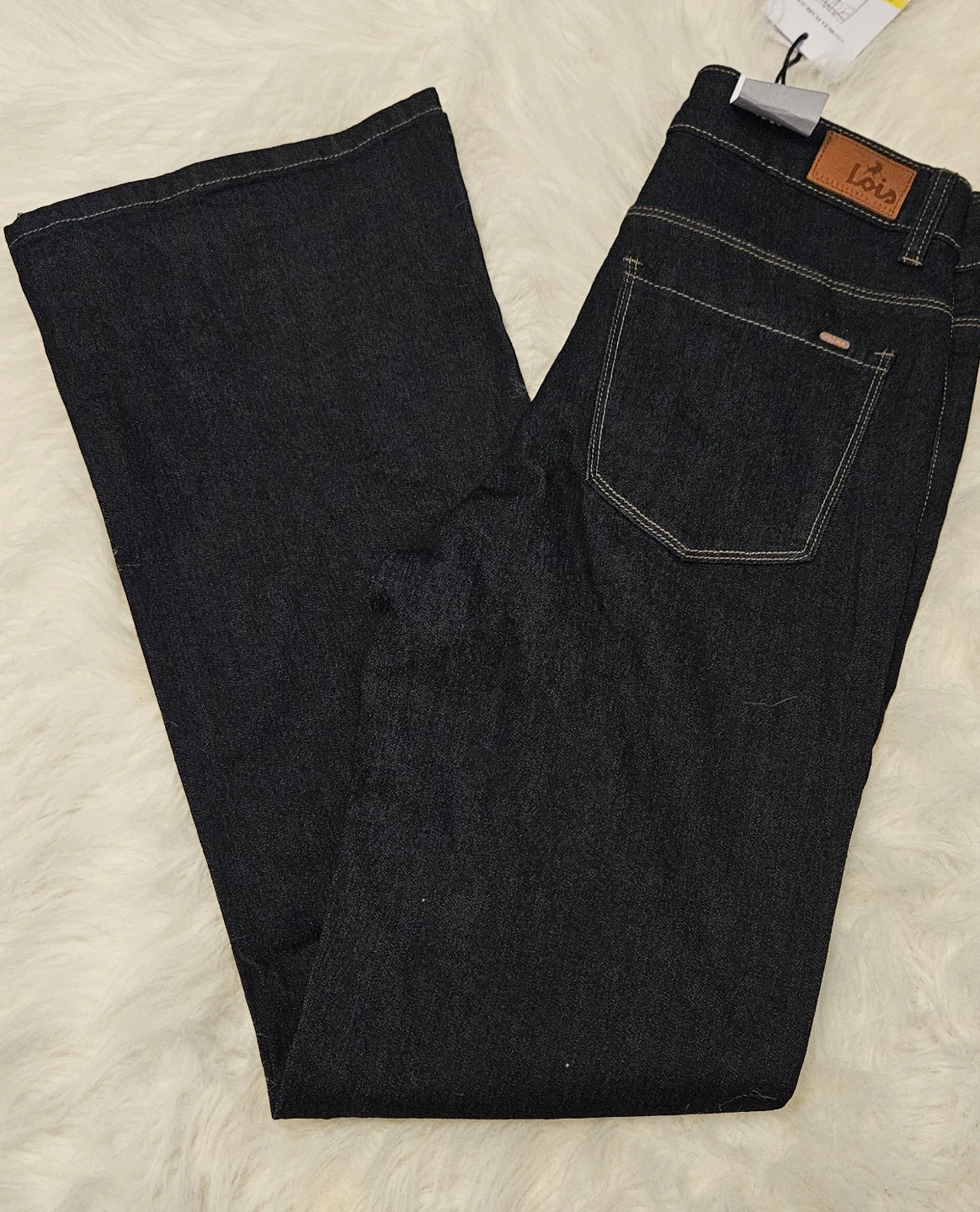 Lois Jeans Women's Dark Wash Georgia Flare Denim Pants Size 28 - photo 4