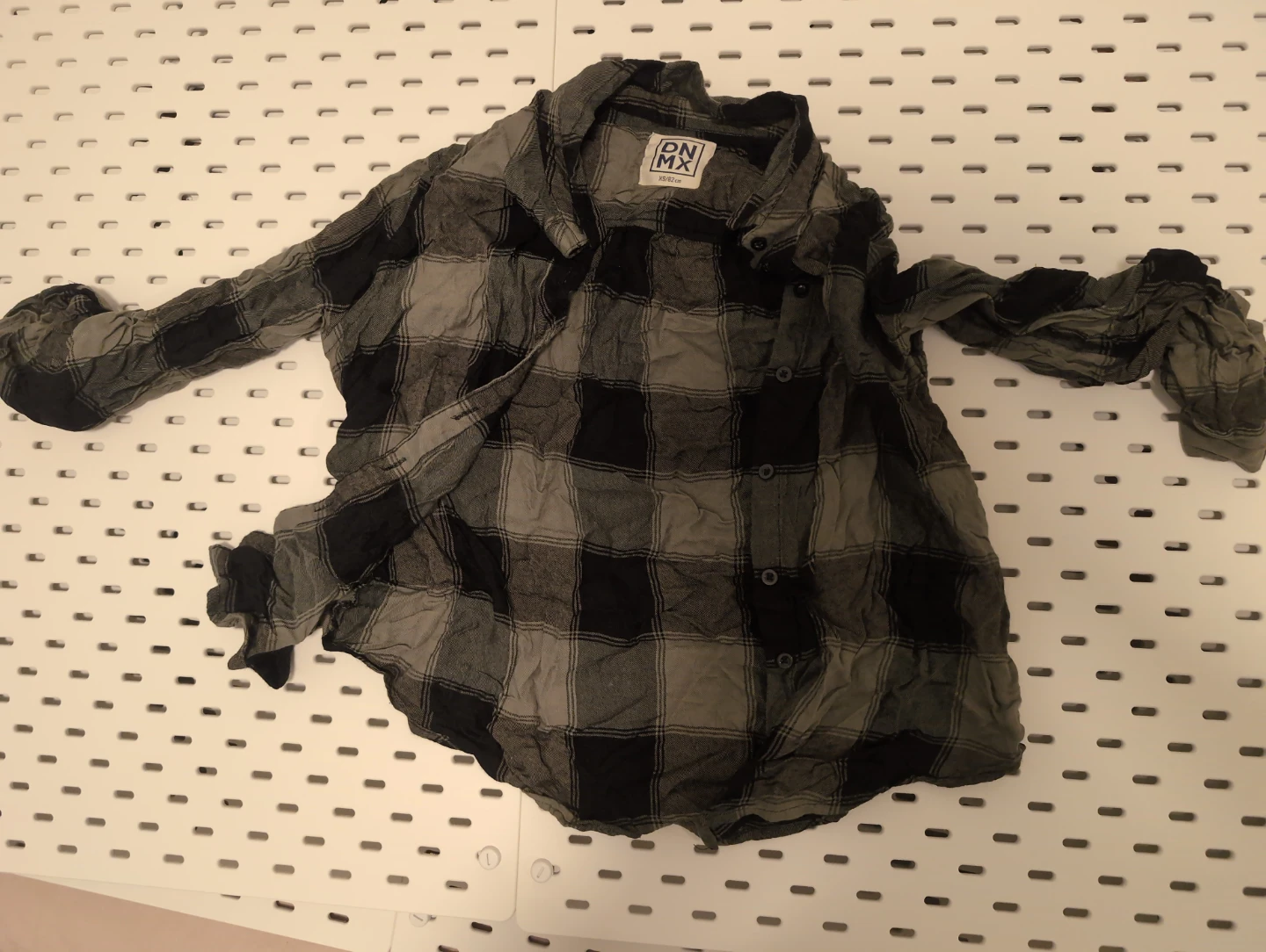 DNMX Flannel Plaid Shirt XS