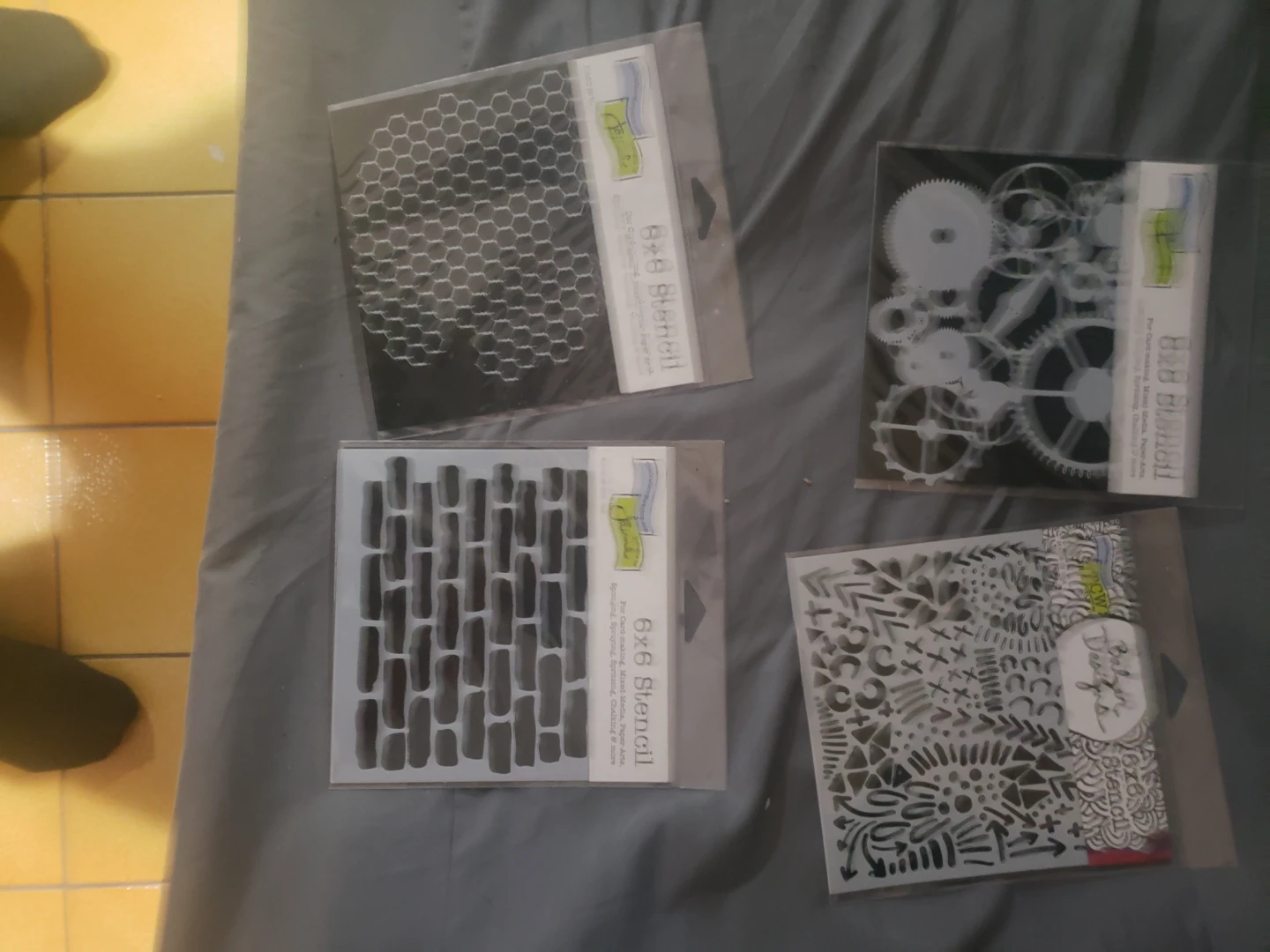 Hallmark "Live With Purpose" Stencil Set - photo 3