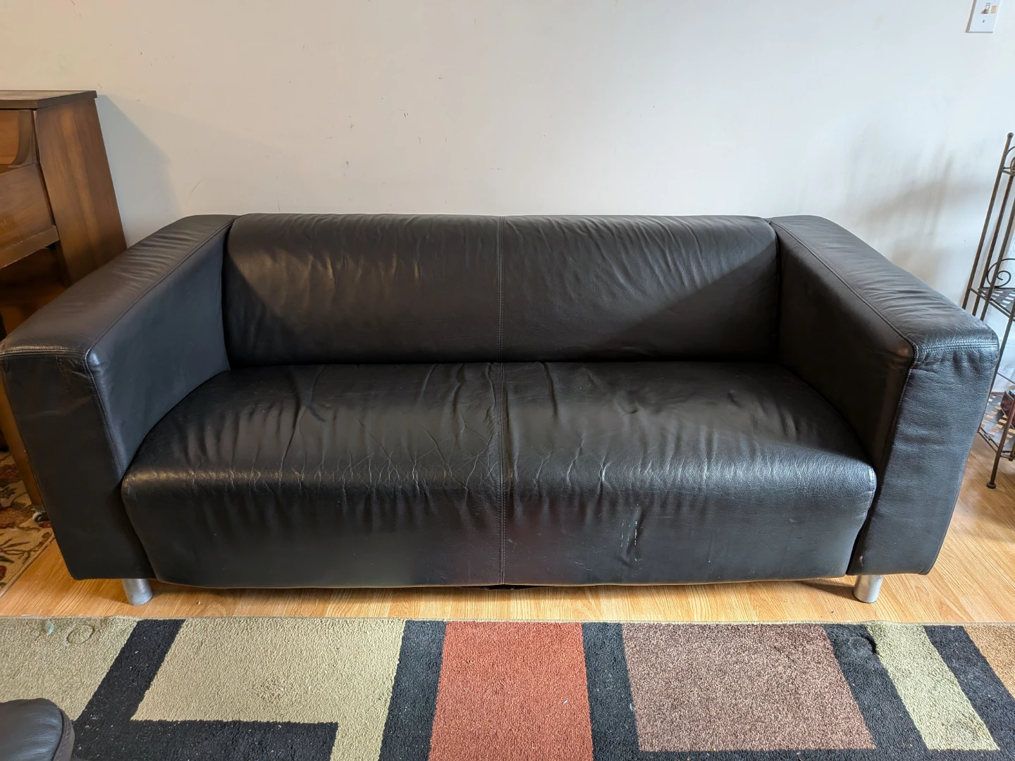 MOVING SALE! IKEA Klippan Faux Leather Sofa