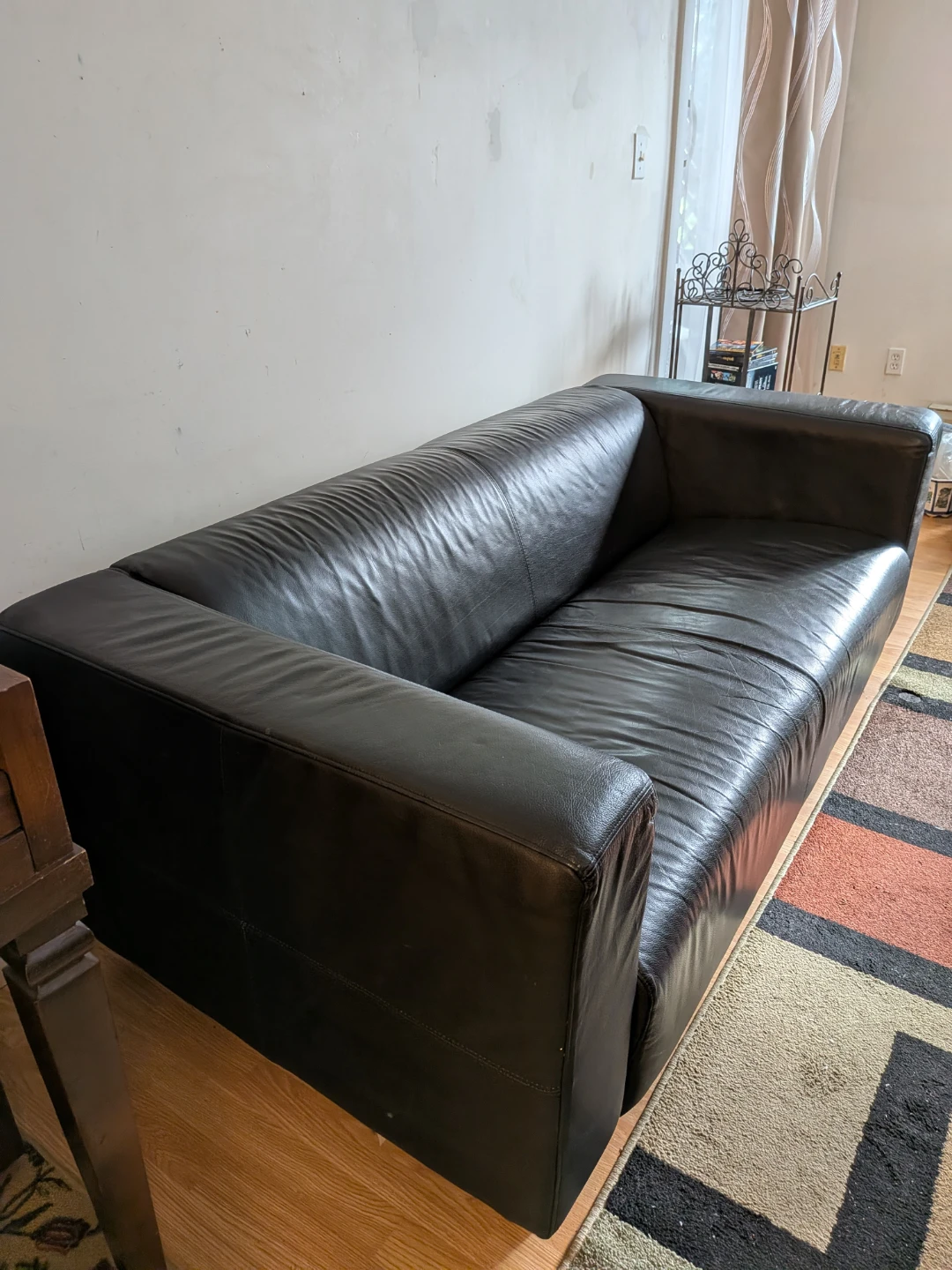 MOVING SALE! IKEA Klippan Faux Leather Sofa - photo 2