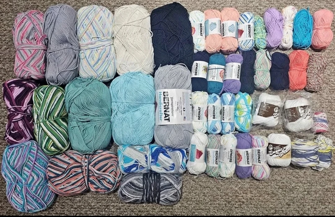 Huge cotton yarn lot