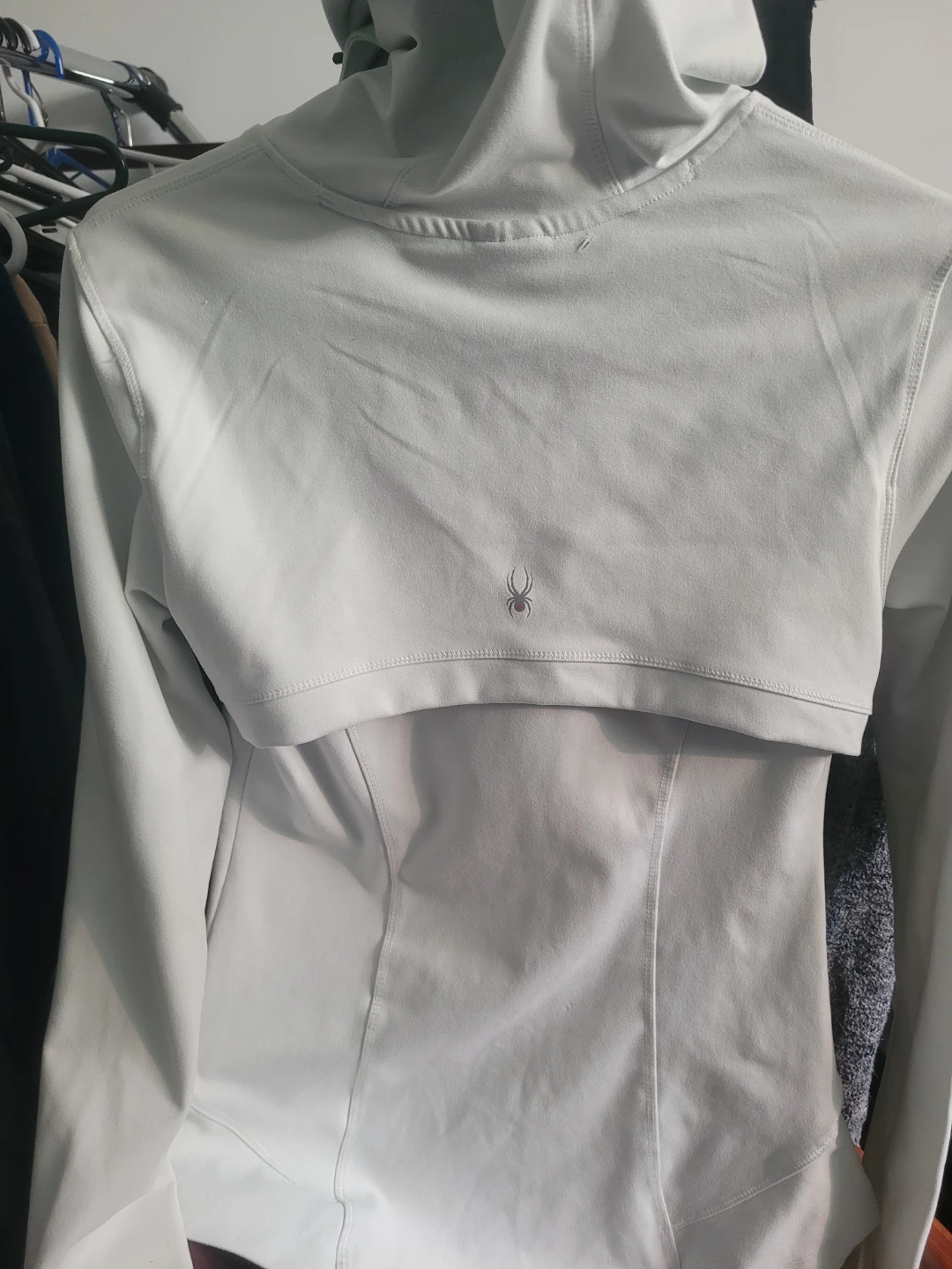 Spyder Active White Zip-Up Hoodie - photo 2