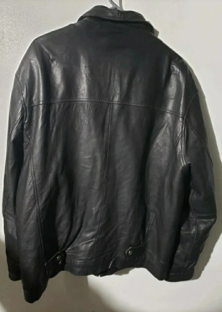 Vroom Dreesmann Leather Jacket - Black, Size M/M - photo 2