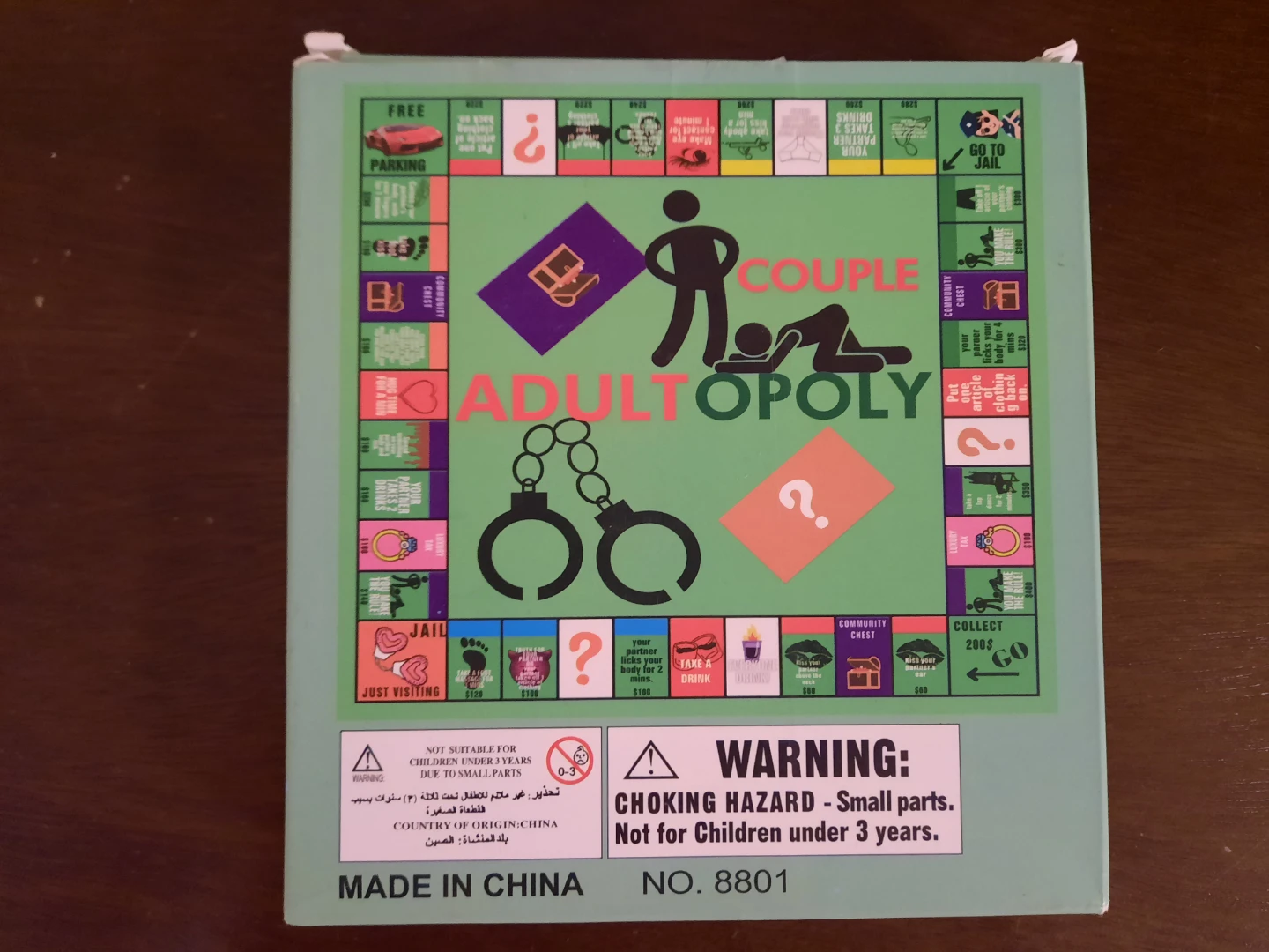 Adultopoly Board Game