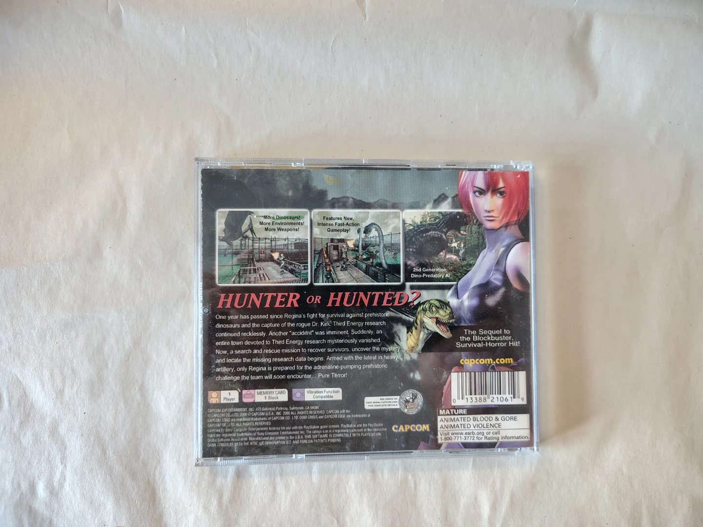 Dino Crisis 2 PS1 CIB complete - photo 2