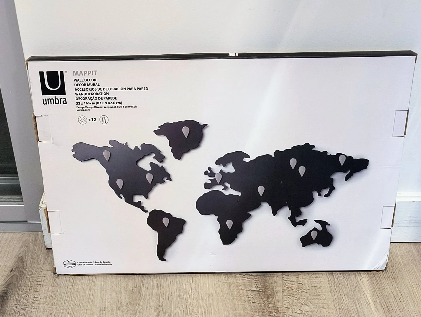 Umbra Mappit Wall Map Decoration - photo 2