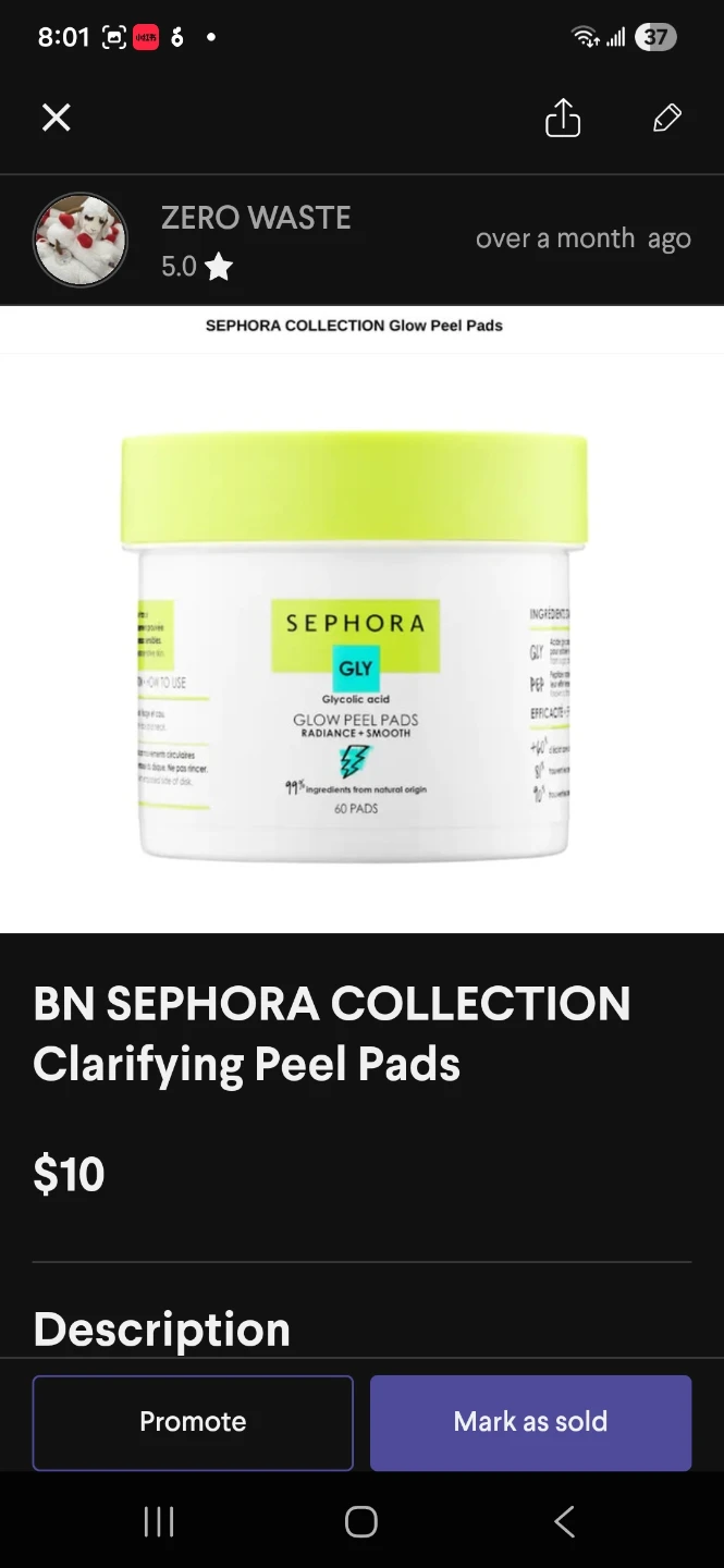 Sephora Collection Glow Peel Pads - 60 Pads