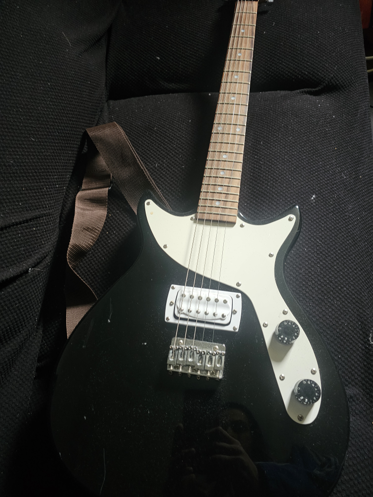 Firstact Black Electric Guitar - photo 2