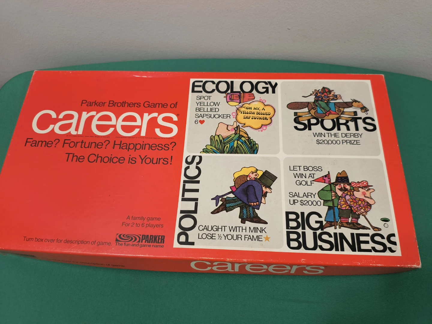 Parker Brothers Careers Board Game