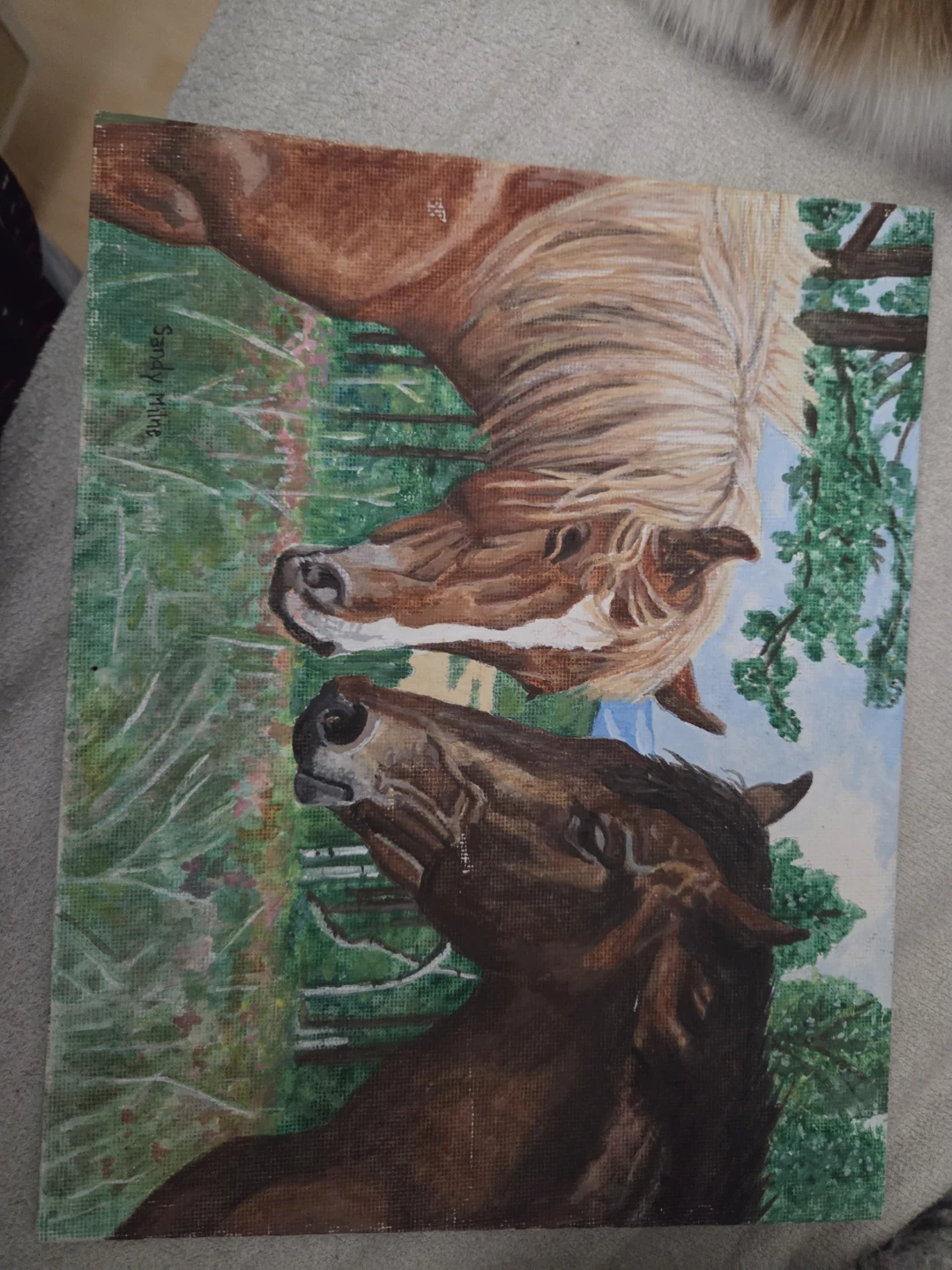 Painting of Two Horses