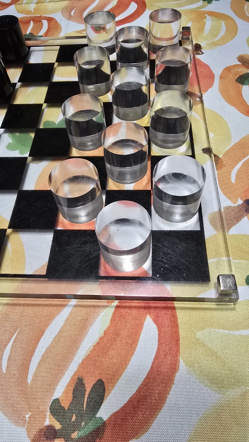 Acrylic Checkers Set - photo 2