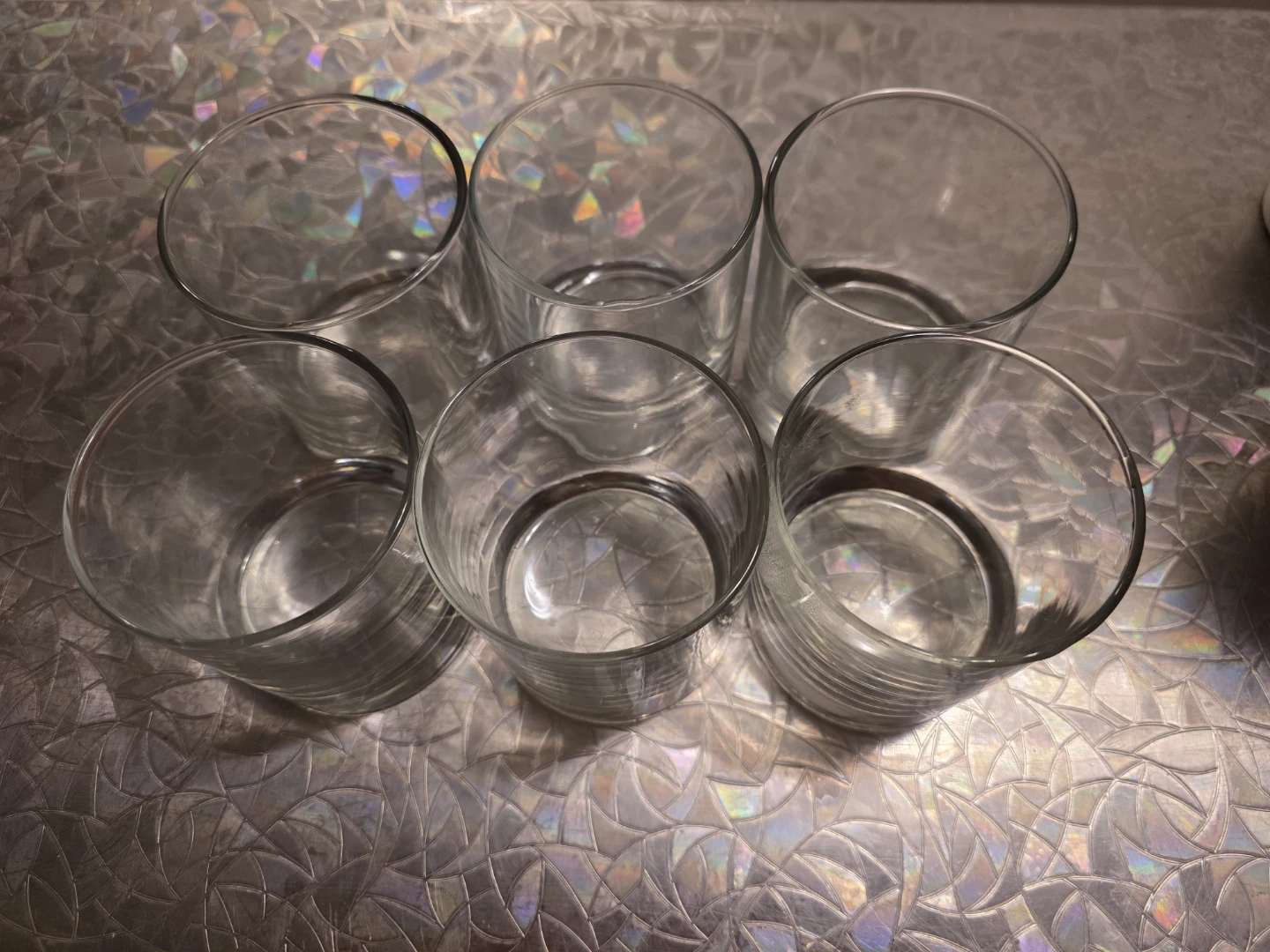 Set of 6 "Open your mind" glass mugs - photo 2