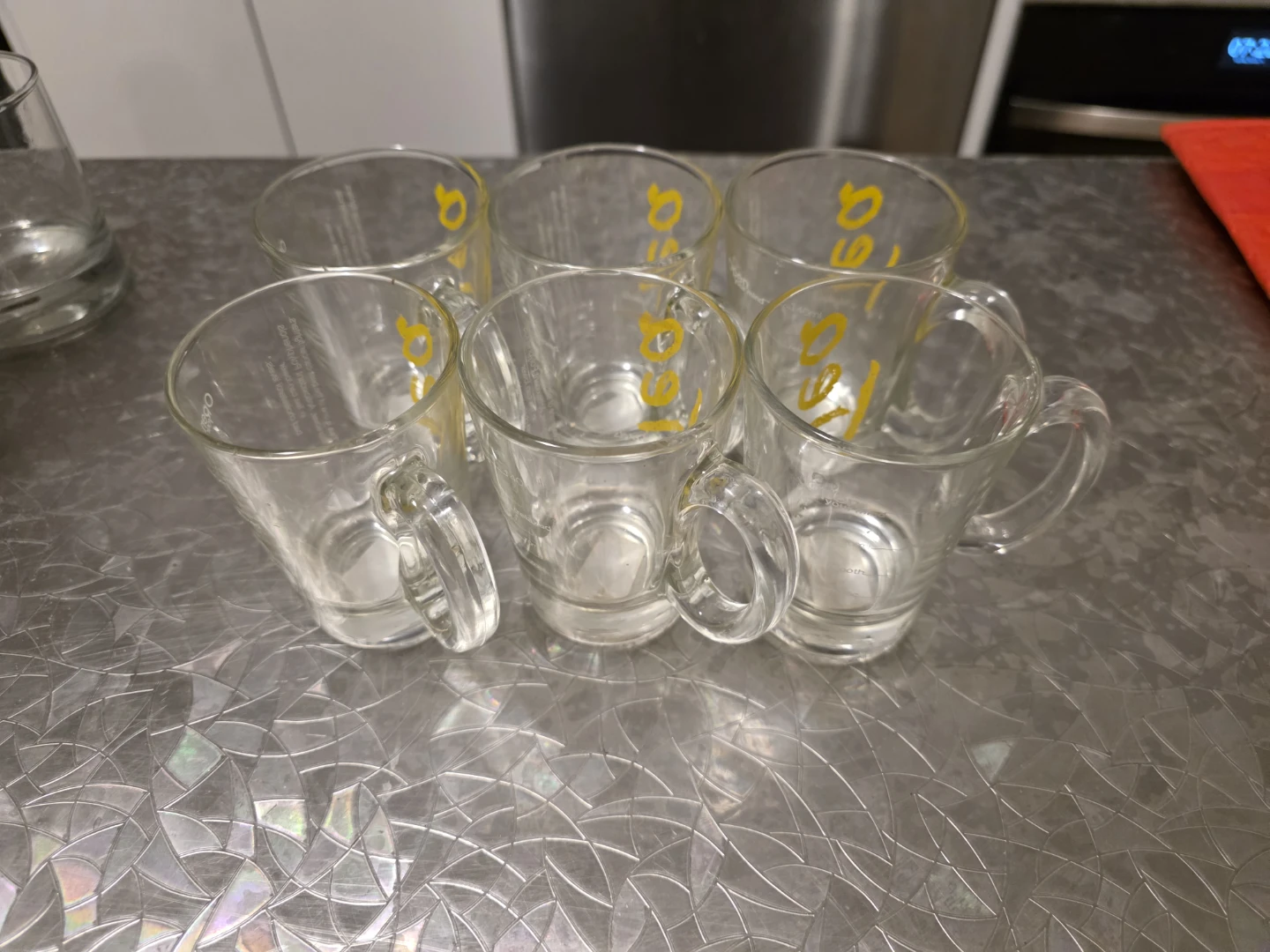 Set of 6 "Open your mind" glass mugs - photo 5