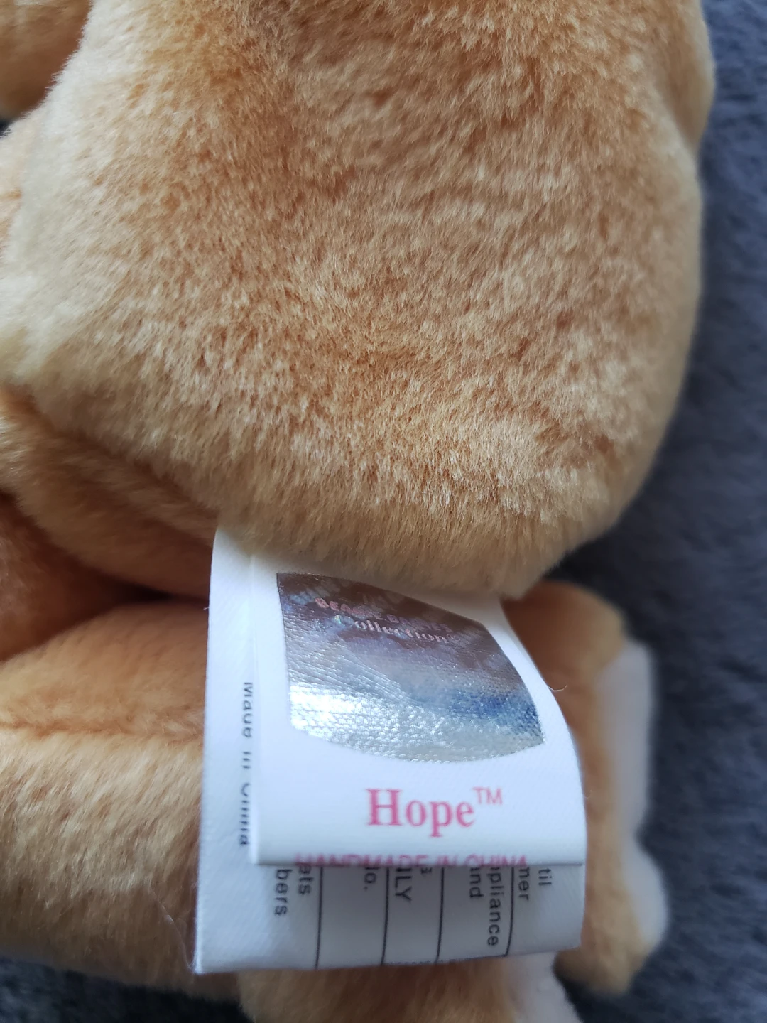 Ty Beanie Baby Hope Bear - photo 3