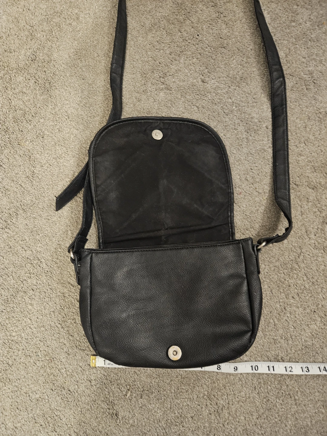 Nine West Black & Tan Faux Leather Crossbody Bag - photo 4