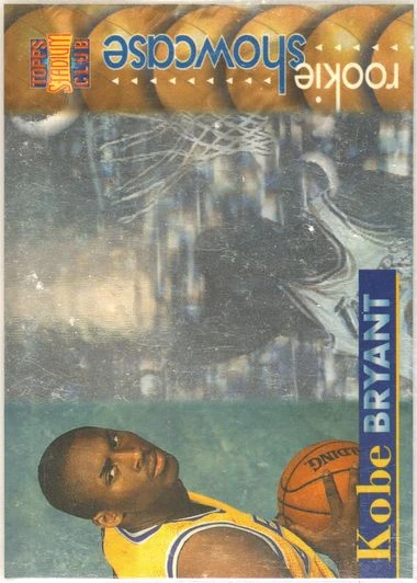 1996 STADIUM CLUB ROOKIE SHOWCASE  Kobe Bryant Basketball Card