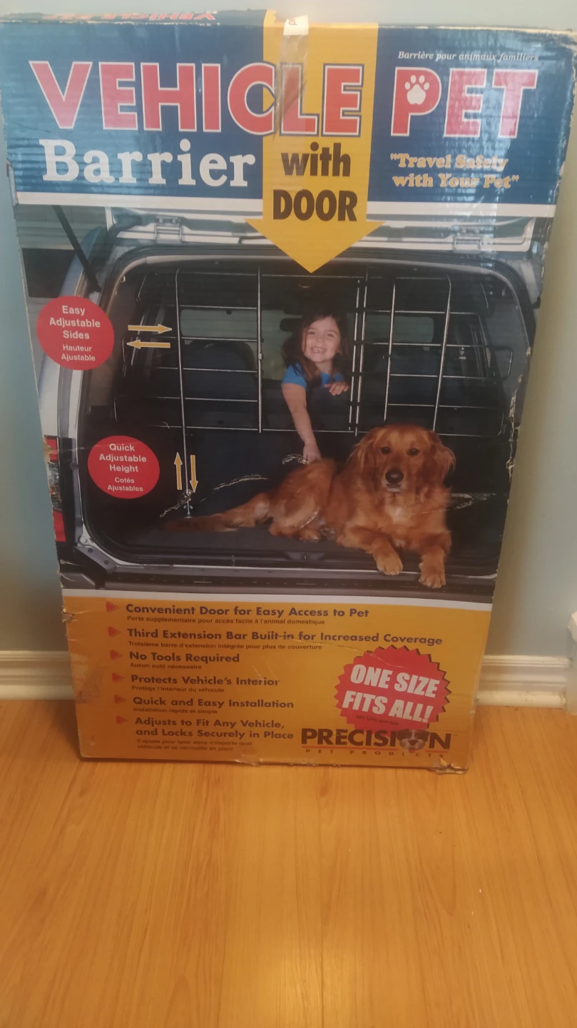 Precision Pet Vehicle Barrier with Door