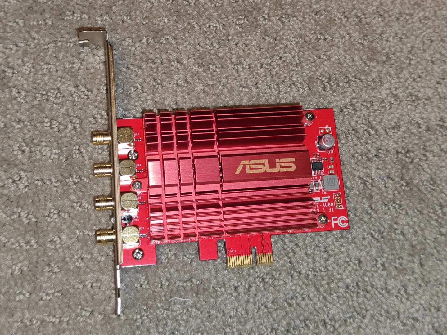 ASUS PCE-AC88 AC3100 PCIe Wi-Fi Wireless Desktop Adapter - photo 2