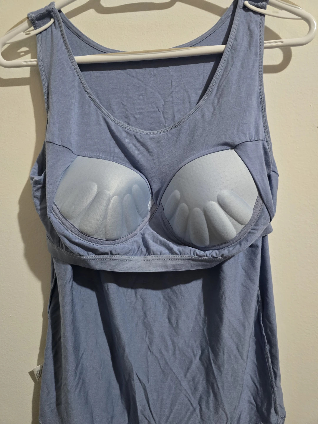 Women’s Dusty Blue Tank Top with Built-in Bra - Size XL - photo 4