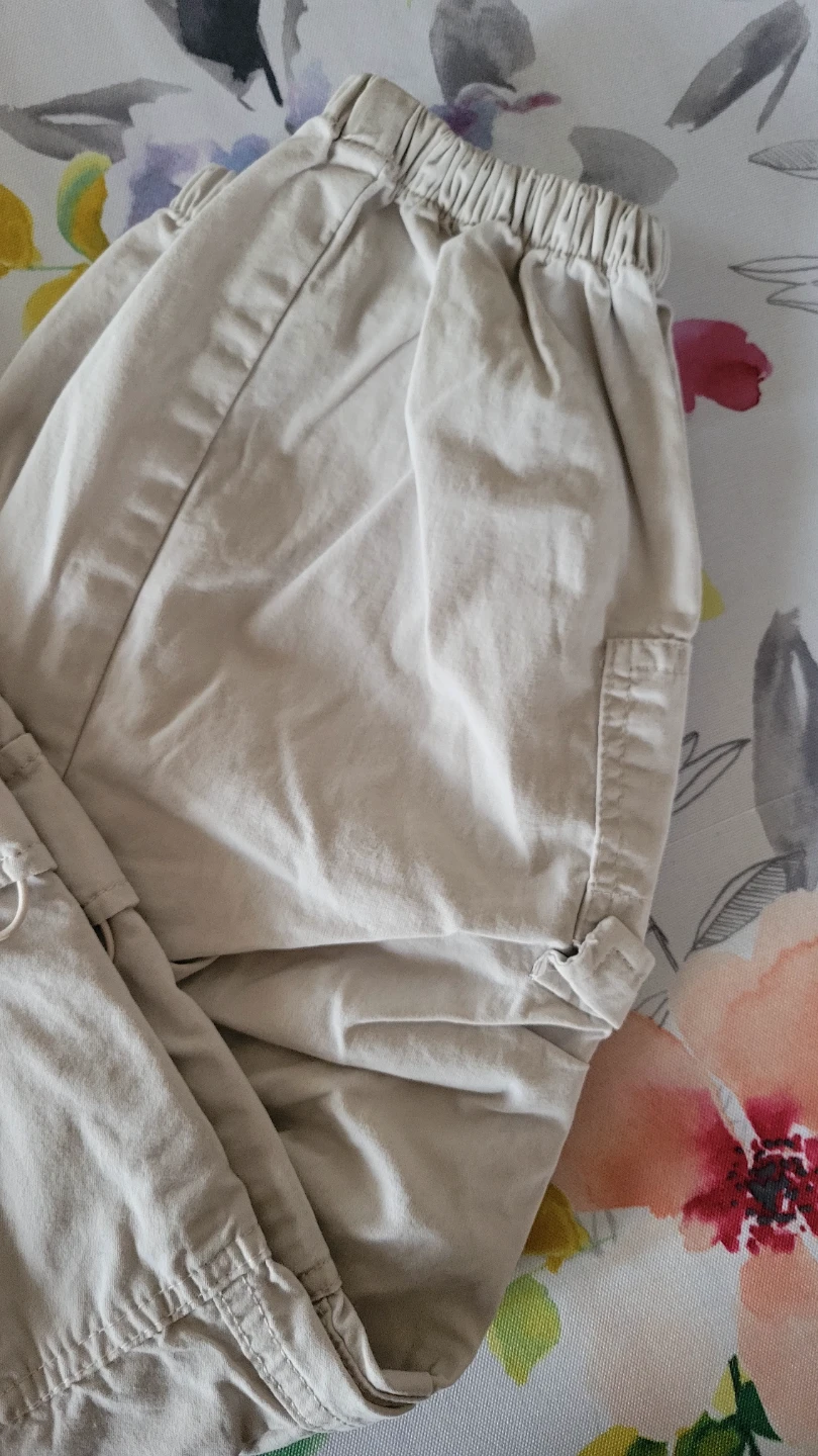Kids Cargo Pants Beige Size M (10/12) - photo 4