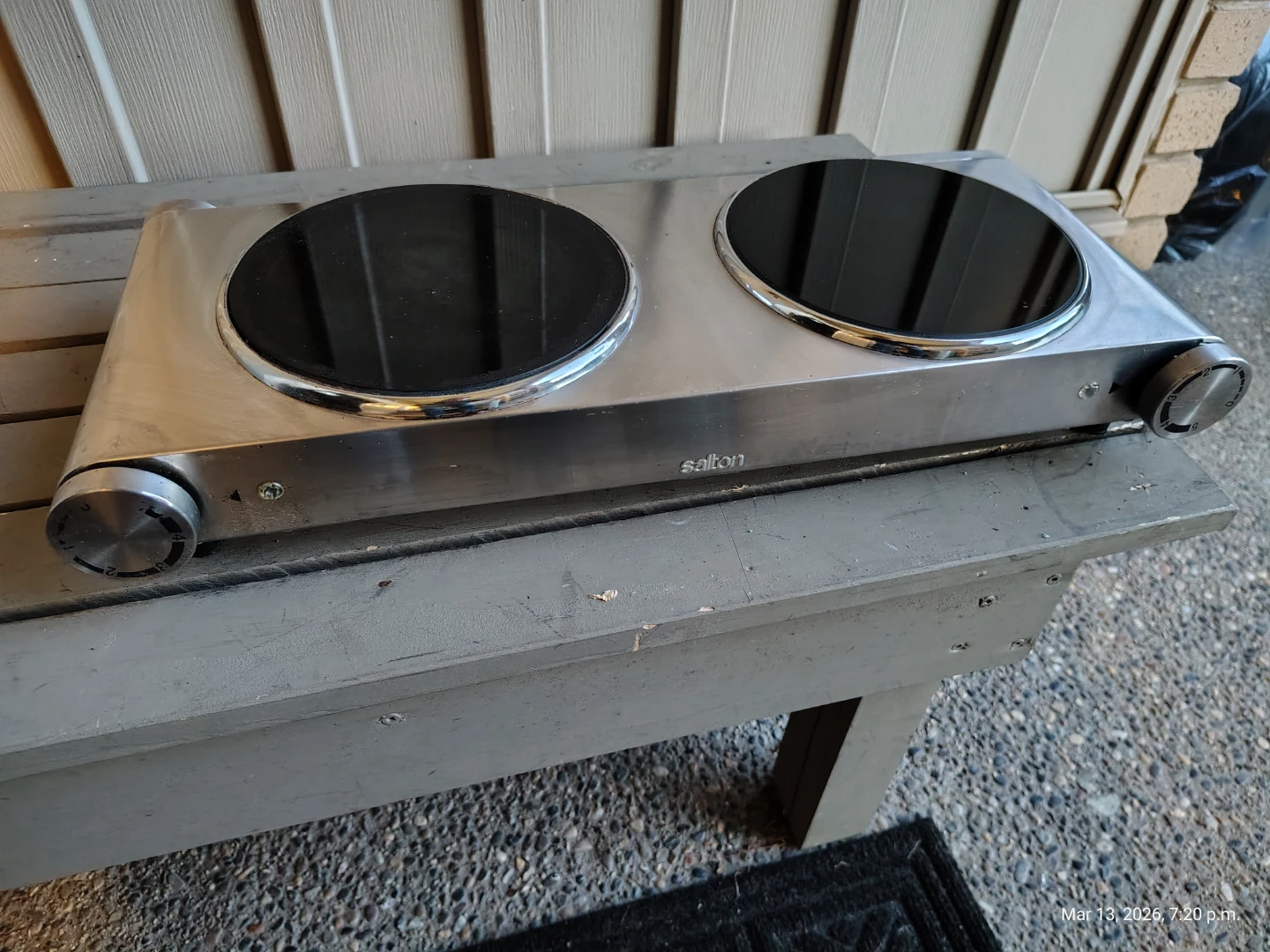 1800W Hotplate Stainless Steel Salton