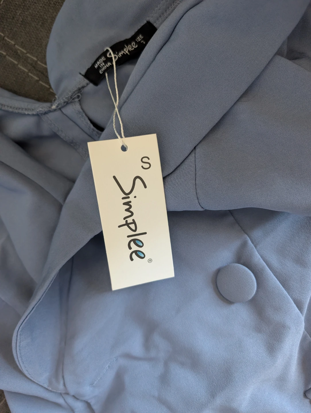 Simplee Blue Blazer Size S - photo 2
