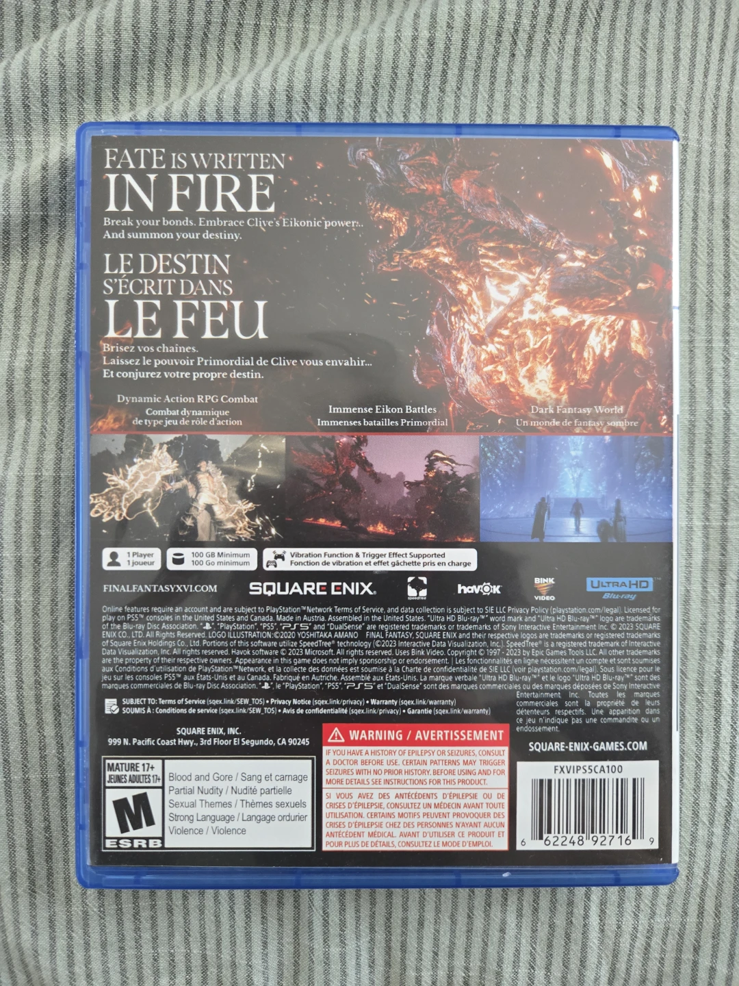 Final Fantasy XVI for PlayStation 5 (PS5) - photo 2