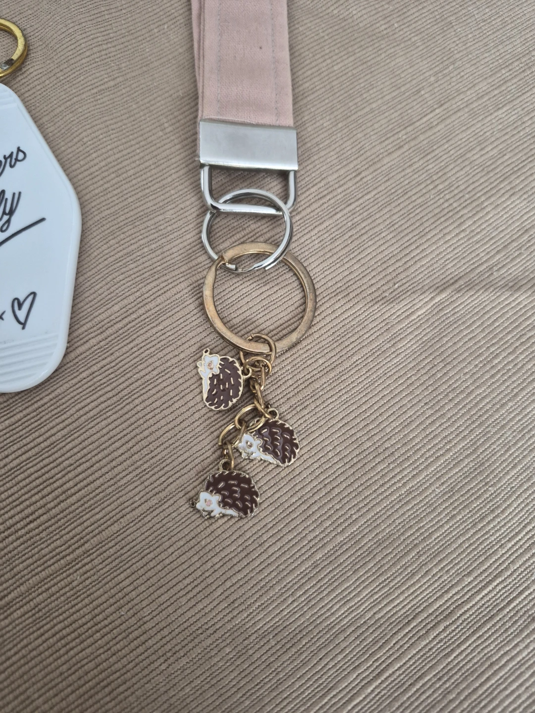 Keychain Set - Members Only & Hedgehog Charm - photo 3