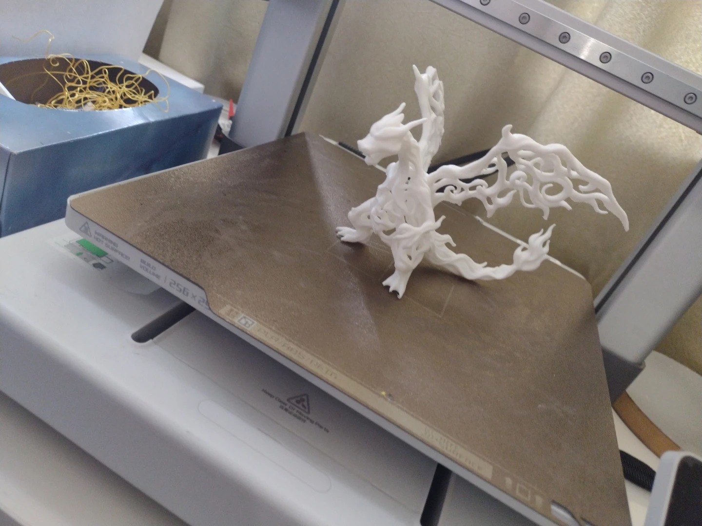 3D Printed White  charzard