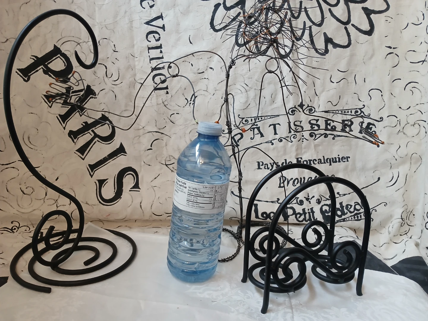Wrought iron kitchen accessories