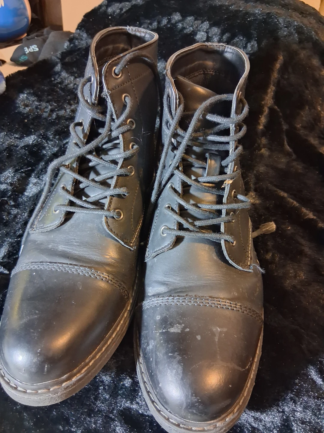 Sonoma Black Lace-Up Boots - photo 2