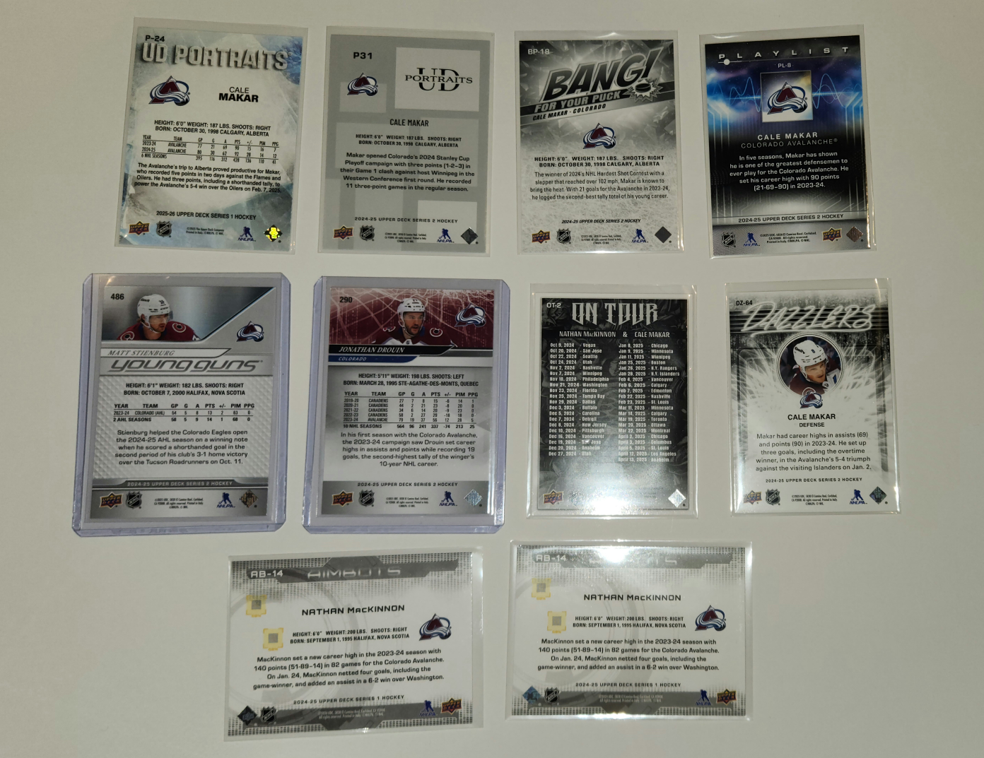 Pick Up x10 Colorado Avalanche Hockey Card Lot Mint - photo 4