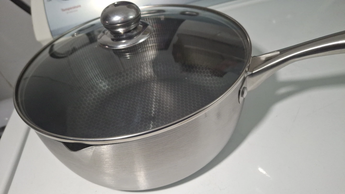 Stainless Steel Pot with Glass Lid 24cm ❤️