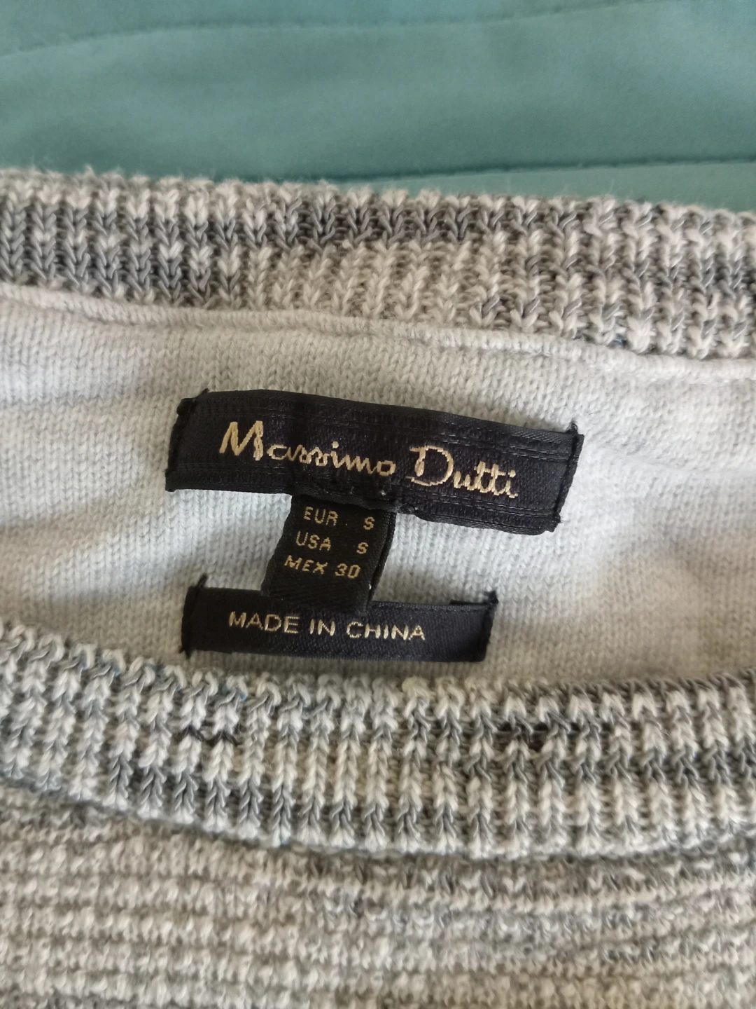 Massimo Dutti Grey Knit Sweater - photo 2