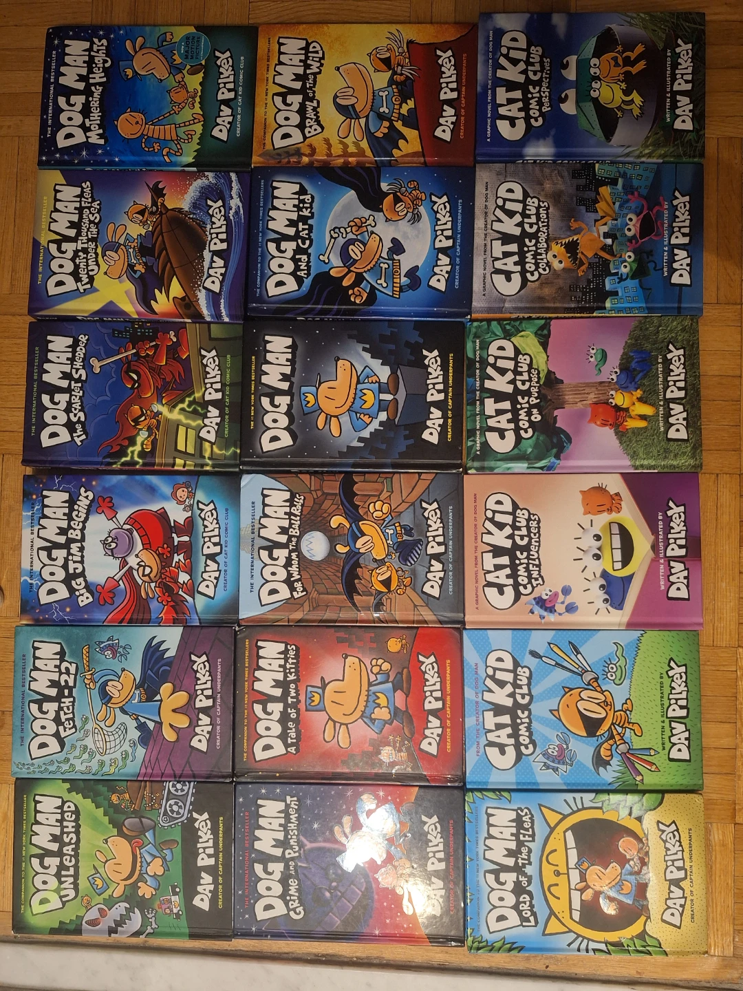 Dog Man & Cat Kid Books by Dav Pilkey