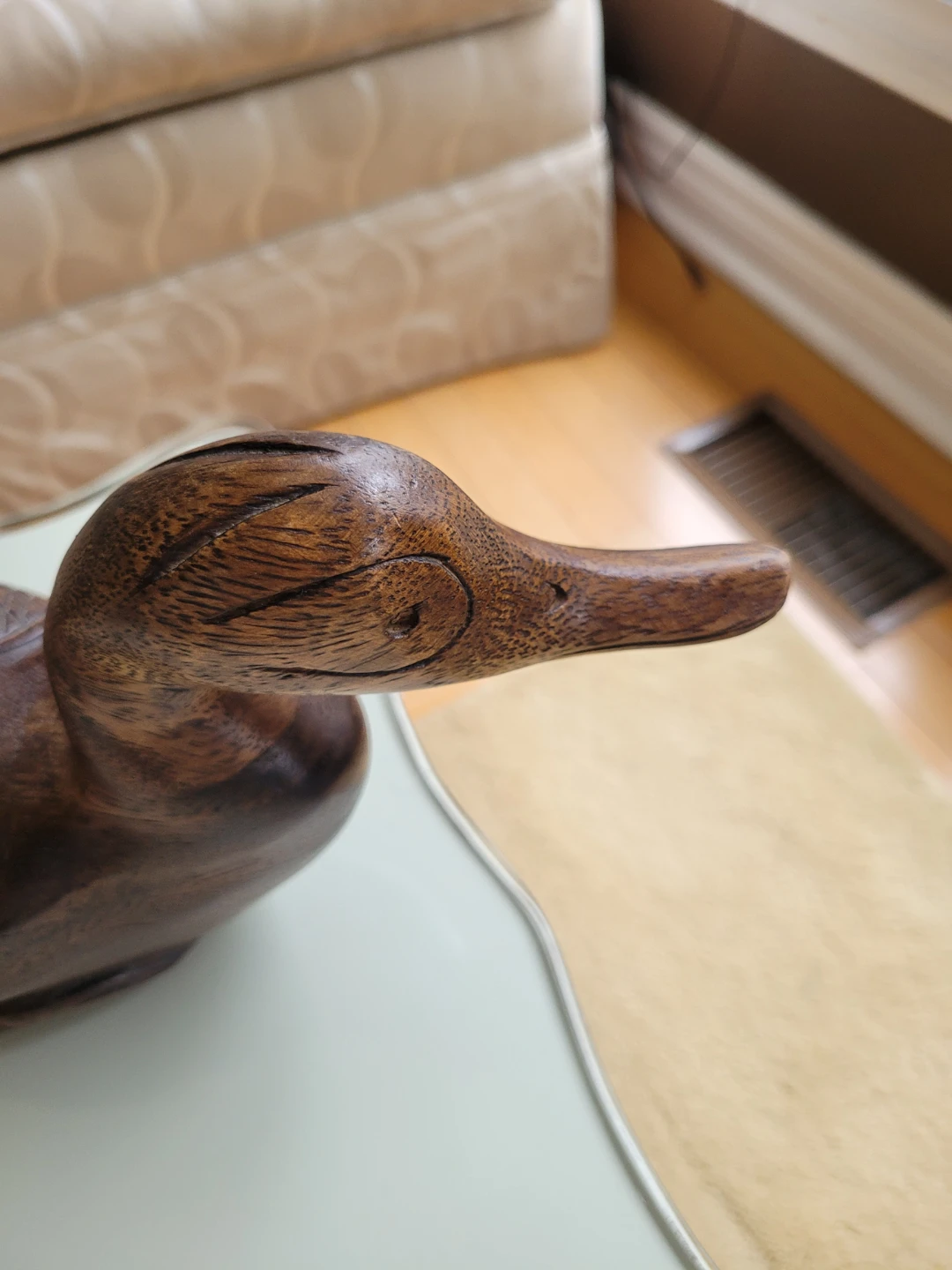 Carved Wooden Duck Decoy - photo 4