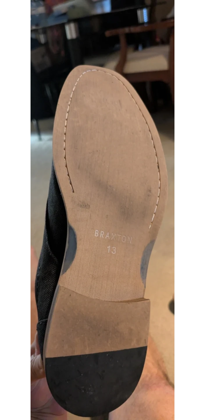 Braxton Men's woven fabric derby shoes - photo 4